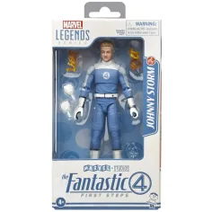 Marvel Legends: Cuatro Fantásticos - Figura de Johnny Storm 15cm - Hasbro