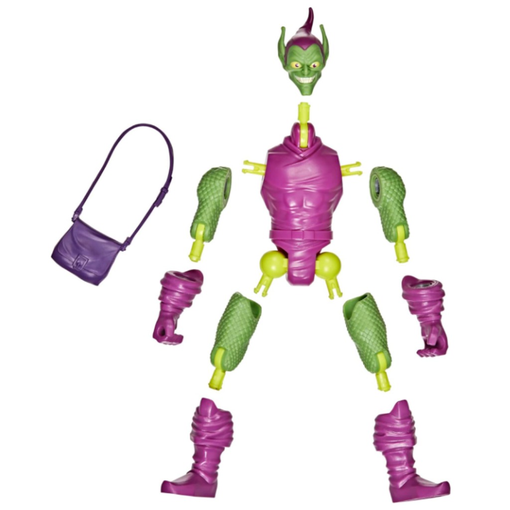 imagen de Marvel Mix Mashers: Figura de Duende Verde de Spider-Man con accesorios - Hasbro 3