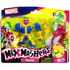 Marvel Mix Mashers: Figura de Thanos de los Vengadores con accesorios - Hasbro