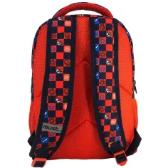 imagen de Marvel: Mochila escolar de tres compartimentos de Spider-Man, mochila 32x18x43cm 2