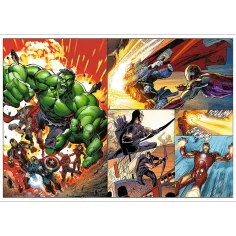 imagen de Marvel: Puzzle de 4x250 piezas de los Vengadores - Trefl 2