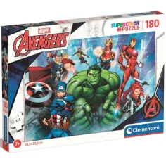 imagen de Marvel: Puzzle Supercolor de Los Vengadores de 180 piezas - Clementoni 1