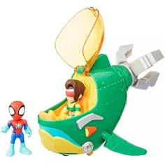 imagen de Marvel Spidey y su superequipo: Water-Webs, juego de la ballena marina de Doctor Octopus - Hasbro 2