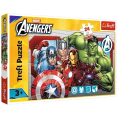 Marvel Vengadores 24 piezas maxi puzzle - Trefl