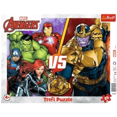 Marvel Vengadores rompecabezas enmarcado de 24 piezas - Trefl