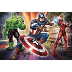 imagen de Marvel Vengadores Trio 24 piezas Maxi puzzle - Trefl 2