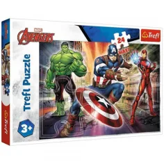 Marvel Vengadores Trio 24 piezas Maxi puzzle - Trefl