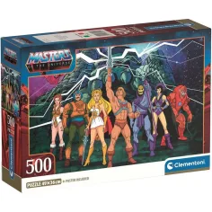 Masters of the Universe: Los defensores del universo rompecabezas compacto de 500 piezas - Clementoni