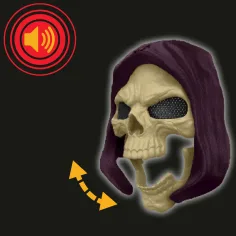 imagen de Masters of the Universe: Los defensores del universo Skeletor Máscara iluminada y sonora de cara de hueso - Mattel 3
