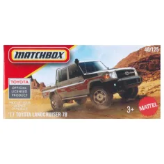 Matchbox ’17 Toyota Land Cruiser 78 coche pequeño 1/64 – Mattel