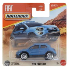 Matchbox: 2016 Fiat 500X coche pequeño 1/64 - Mattel
