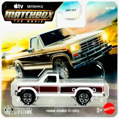 Matchbox A Film: 1986 Ford F-150 coche de juguete 1/64 - Mattel