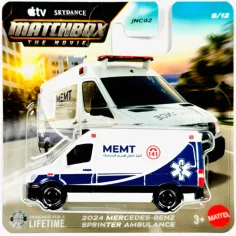 Matchbox A Film: 2024 Mercedes-Benz Sprinter Ambulance cochecito 1/64 - Mattel