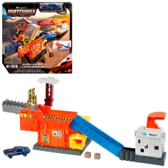 Matchbox A película: Set de juego de la estación de roncado Smalley – Mattel