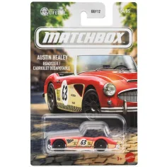 Matchbox Icónico Austin Healey Roadster coche en miniatura 1/64 – Mattel