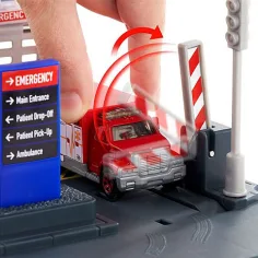 imagen de Matchbox: Juego de estación de rescate con helicóptero - Mattel 3