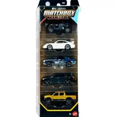 imagen de Matchbox La Película: Conjunto de coches pequeños Villain Pursuit de 5 piezas - Mattel 1