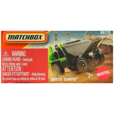 Matchbox: MBX Lil' Dumper cochecito en caja de cartón 1/64 – Mattel