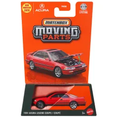 Matchbox Moving Parts: 1991 Acura Legend Coupe coche pequeño abatible 1/64 - Mattel