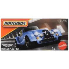 Matchbox: Pequeño coche Morgan Plus Four en caja de cartón 1/64 - Mattel