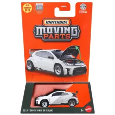 Matchbox: Piezas Móviles: 2024 Toyota Yaris GR Rally2 coche pequeño abatible 1/64 - Mattel