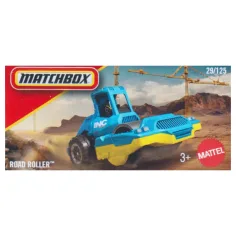 Matchbox Rodillo de carretera cochecito azul 1/64 – Mattel