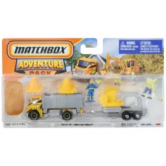 Matchbox: Set de camión volquete con remolque 1/64 - Mattel