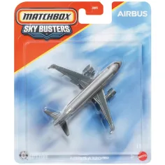 Matchbox Sky Busters: modelo de avión Airbus A320neo 1/64 – Mattel