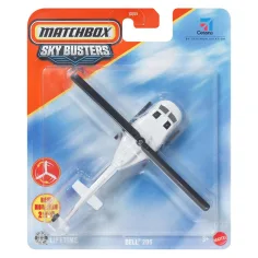 Matchbox Sky Busters: modelo de helicóptero Bell 205 1/64 - Mattel