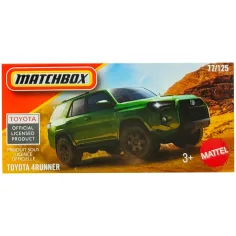 Matchbox: Toyota 4Runner coche pequeño verde 1/64 – Mattel