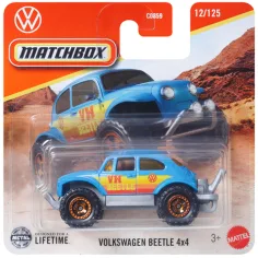 Matchbox: Volkswagen Beetle 4x4 coche pequeño azul 1/64 - Mattel