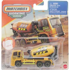 Matchbox: Working Rigs Cement King máquina de trabajo 1/64 - Mattel
