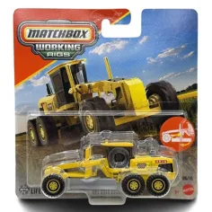 Matchbox: Working Rigs MBX Road Grader máquina de trabajo 1/64 - Mattel