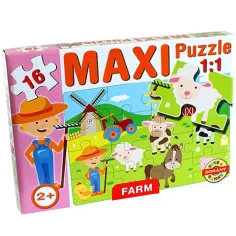 Maxi puzzle Animales de granja - D-Toys