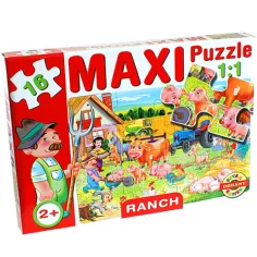 Maxi puzzle de animales domésticos - D-Toys