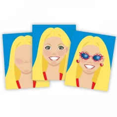 imagen de Melissa & Doug: Crea caras set creativo con pegatinas 3