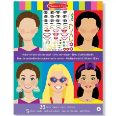 Melissa & Doug: Crea caras set creativo con pegatinas