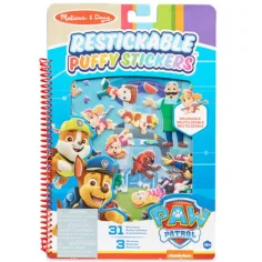 Melissa & Doug: Cuaderno de pegatinas esponjosas de Patrulla Canina