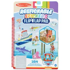 Melissa & Doug: Patrulla Canina Cuaderno de Pegatinas Reutilizables