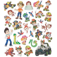 imagen de Melissa & Doug: Paw Patrol Jungle libro de pegatinas en relieve 3