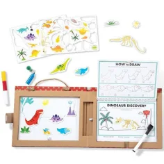 imagen de Melissa & Doug: Set de juego creativo y magnético borrable de dinosaurios 2