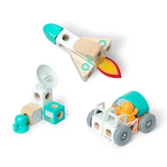 imagen de Melissa&Doug: Blockables - Conjunto de juego de madera en el espacio - Spin master 2