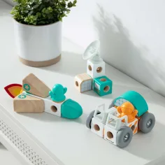 imagen de Melissa&Doug: Blockables - Conjunto de juego de madera en el espacio - Spin master 3