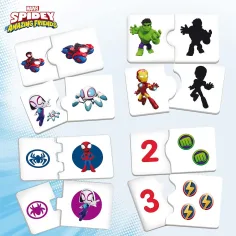 imagen de Mesa de juego de Spidey con 10 juegos educativos - Lisciani 3