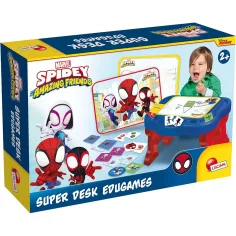 Mesa de juego de Spidey con 10 juegos educativos - Lisciani