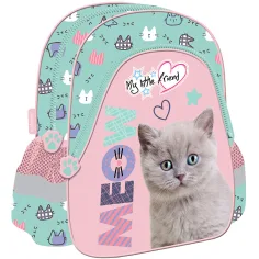 Mi Pequeño Amigo Fluffy Kitty mochila de jardín de infantes 28x25cm