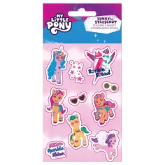 Mi pequeño pony set de pegatinas autoadhesivas  8x12cm en 5 unidades