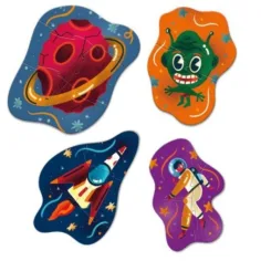 imagen de Mi primer rompecabezas: 4-en-1 Viaje espacial puzzle - Clementoni 2