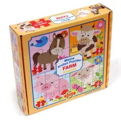 Mi primer rompecabezas: Animales de granja 4 en 1 rompecabezas para bebés