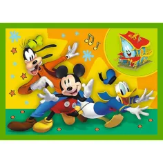 imagen de Mickey Mouse y sus amigos 4 en 1 rompecabezas - Trefl 4
